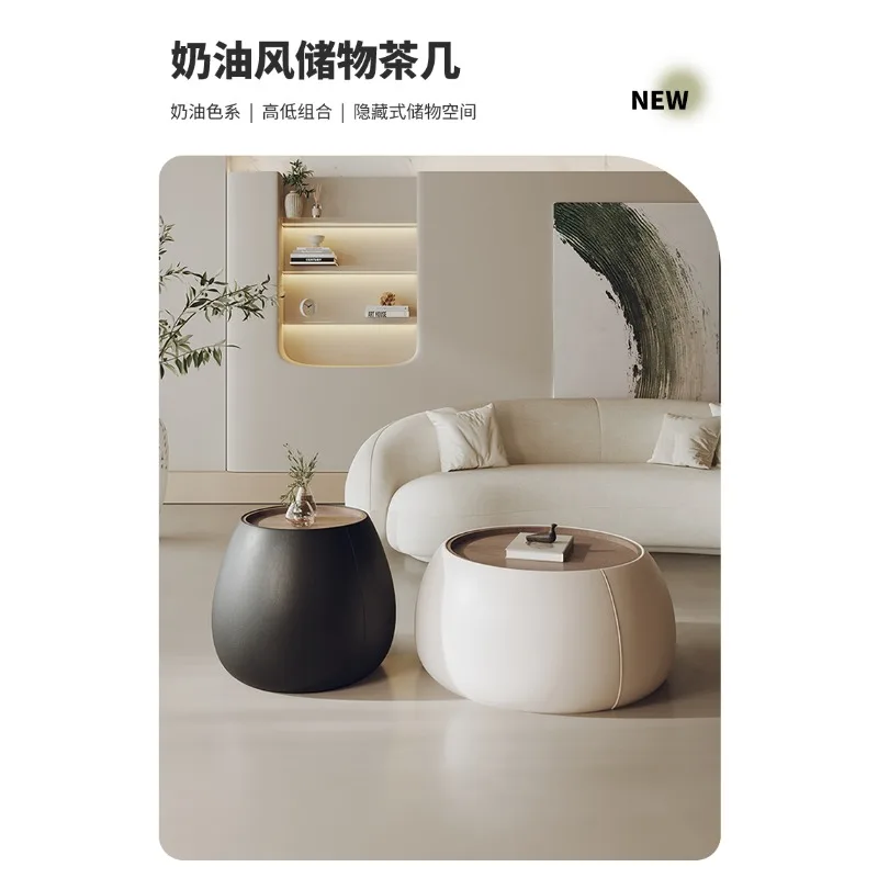 Household light luxury high-end small apartment cream style creative designer