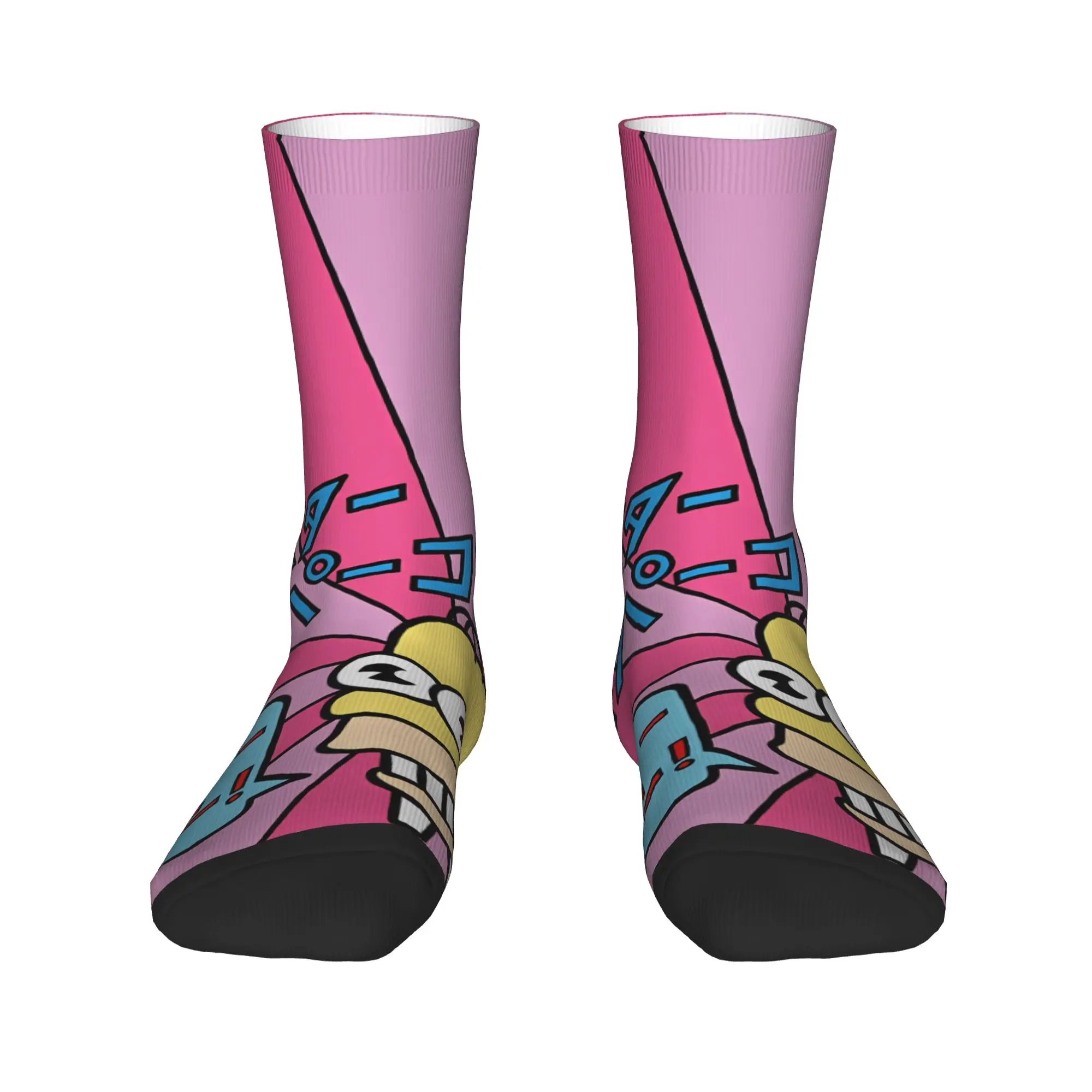 The S-simpsons  Socks  Kawaii Stockings Winter Non Slip Adults Men Socks High Quality Pattern Skateboard Socks