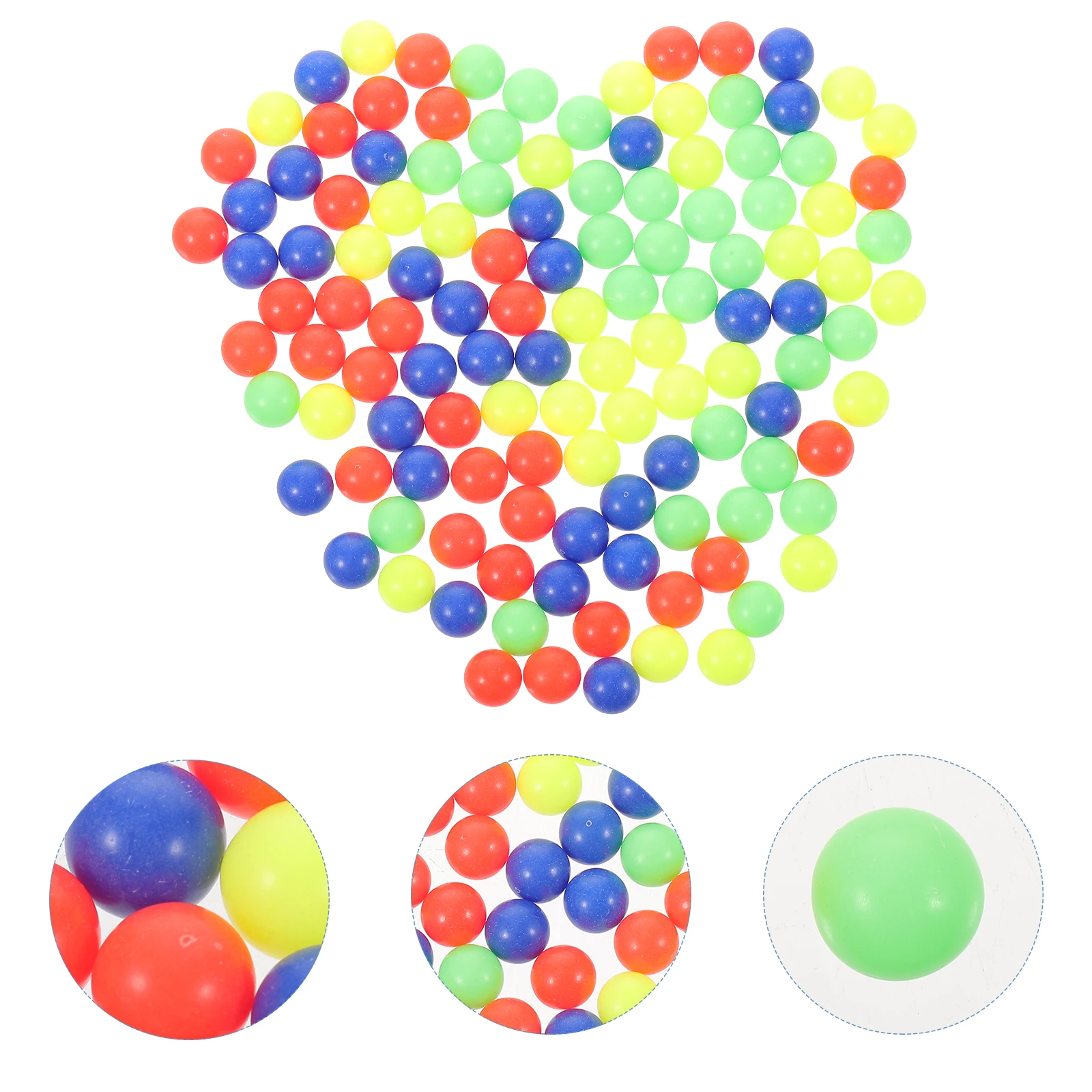 120 pièces balles solides comptage probabilité aides pédagogiques Mini balles colorées pour enfants outils d'apprentissage des mathématiques R om couleurs