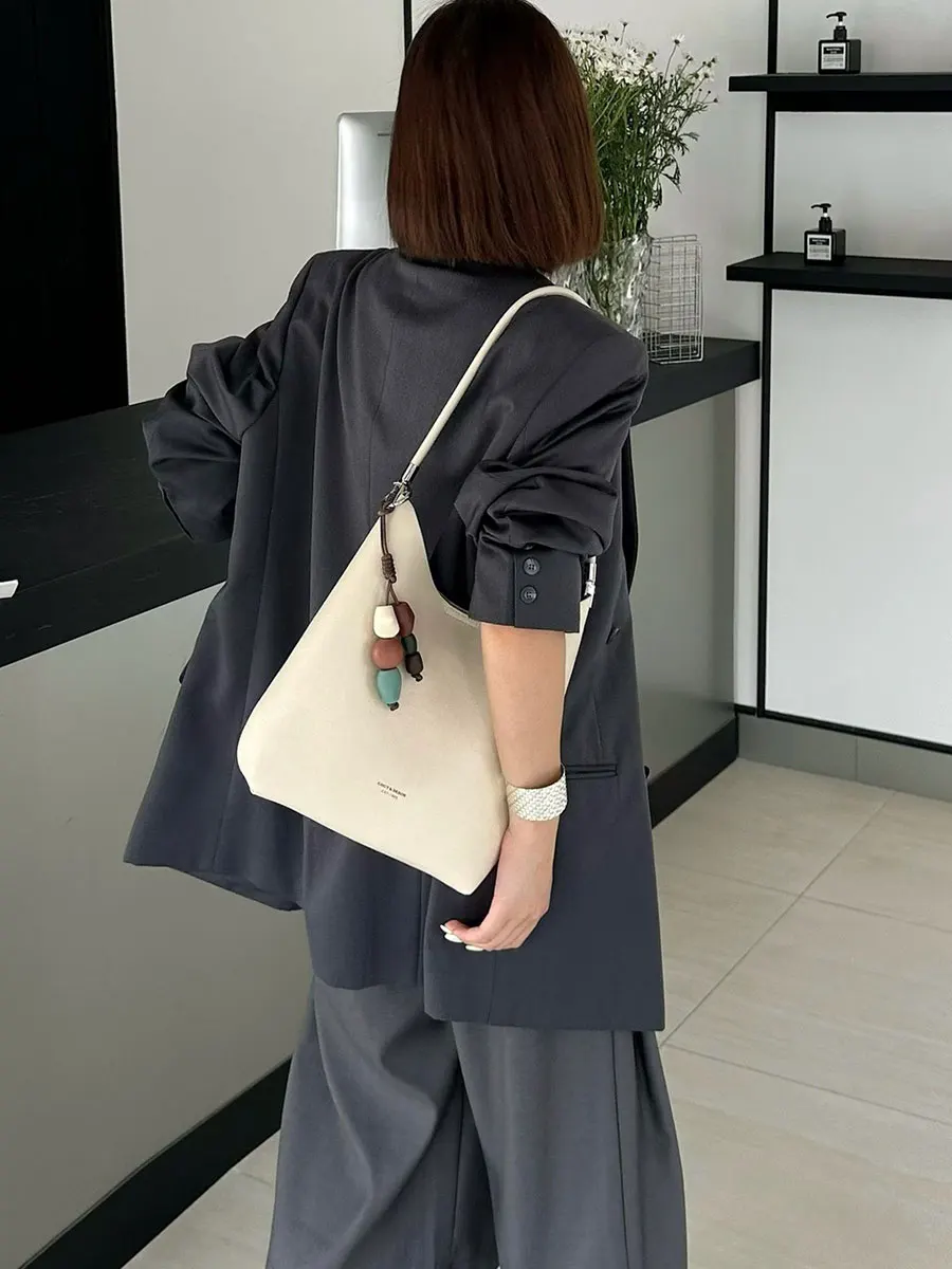 cocy-luxury-cowhide-leather-shoulder-bag-large-capacity-versatile-women's-bag-underarm-bag-casual-simple-style-magnetic-buckle