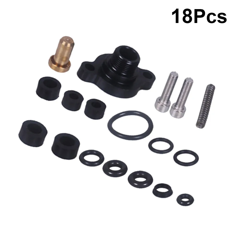 

18Pcs Pressure Spring Seal Set Compatible 99-03 7.3 7.3L Relief Black Long Lasting Easy Install Car Accessories