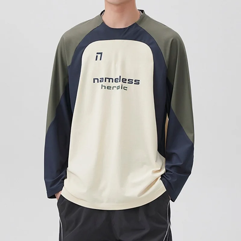 

Мужская быстросохнущая свободная повседневная футболка с длинными рукавами, уличная спортивная рубашка с 3D принтом для мотоцикла, футболка