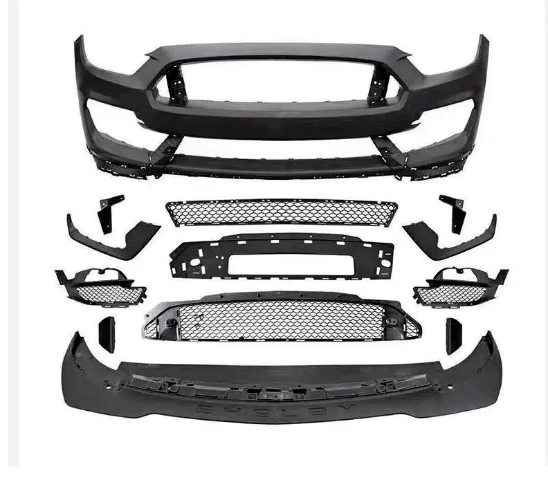 high quality CARBON FIBER front bumper FOR Ford MUSTANG 2015 UP GT350 Style body kit