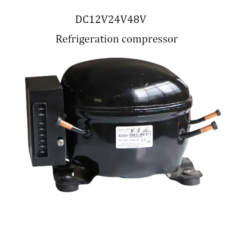 Portable Car Refrigeration Air Compressor Fridge Freezer Marine Solar DC12V24V48V Vehicle Refrigerator