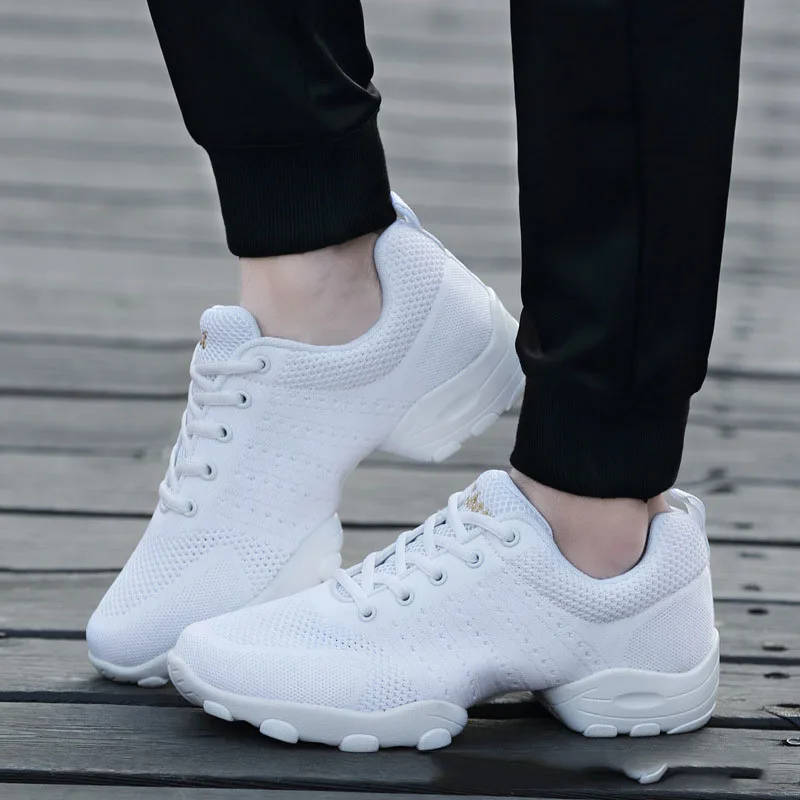 New Coming Dance Sneakers Jazz Shoes Dancing Modern Footwear Belly Contemporary Gym Dancers Leisure Sports Men Women Child Adult