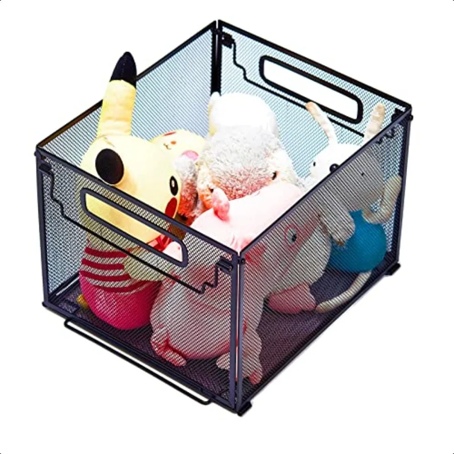 SETTFRFE 2-пакетный органайзер для файлов, металлические ящики для файлов для подвешивания папок, подвесной органайзер для папок, размер буквы, черный