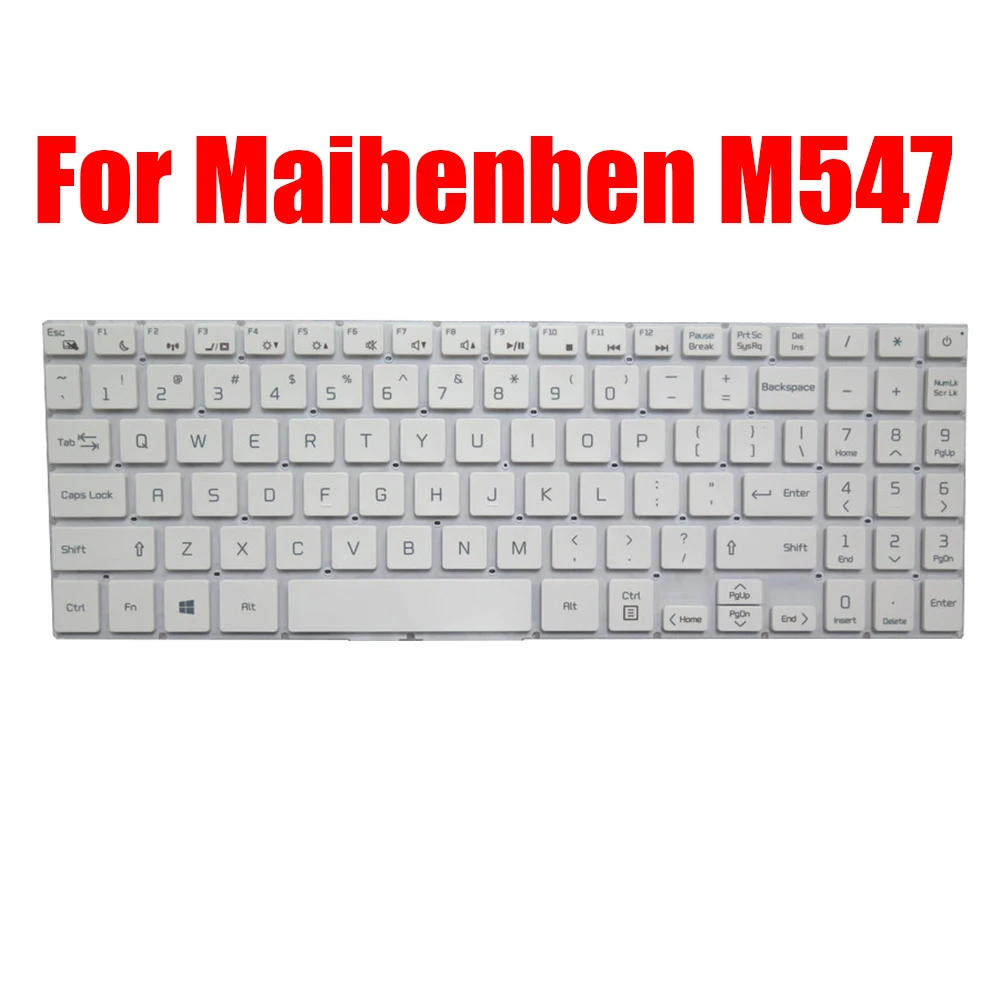 English US Laptop Keyboard For Maibenben M547 Without Frame New