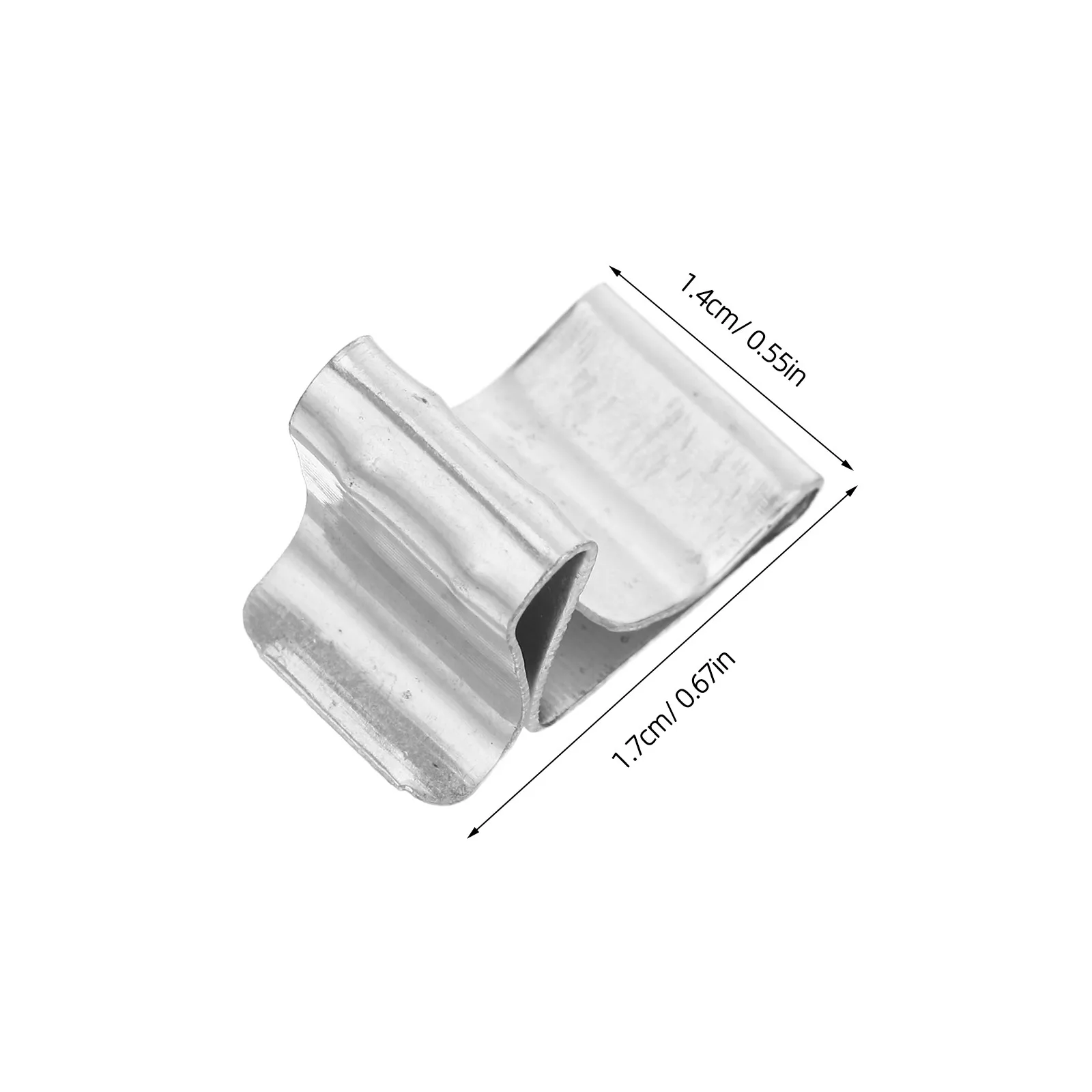 100Pcs Sturdy Metal Gutter Hooks for Lights Outdoor String Light Clips Secure Easy Installation Compatible with All Festive