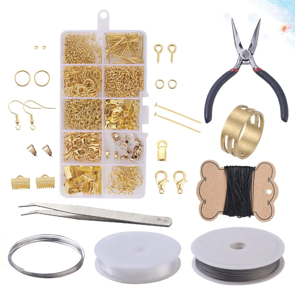 

1Set Earrings Materials Kit DIY Metal Handmade Durable Earrings Accessories for Women Gift Stylish Repair Daily Wear