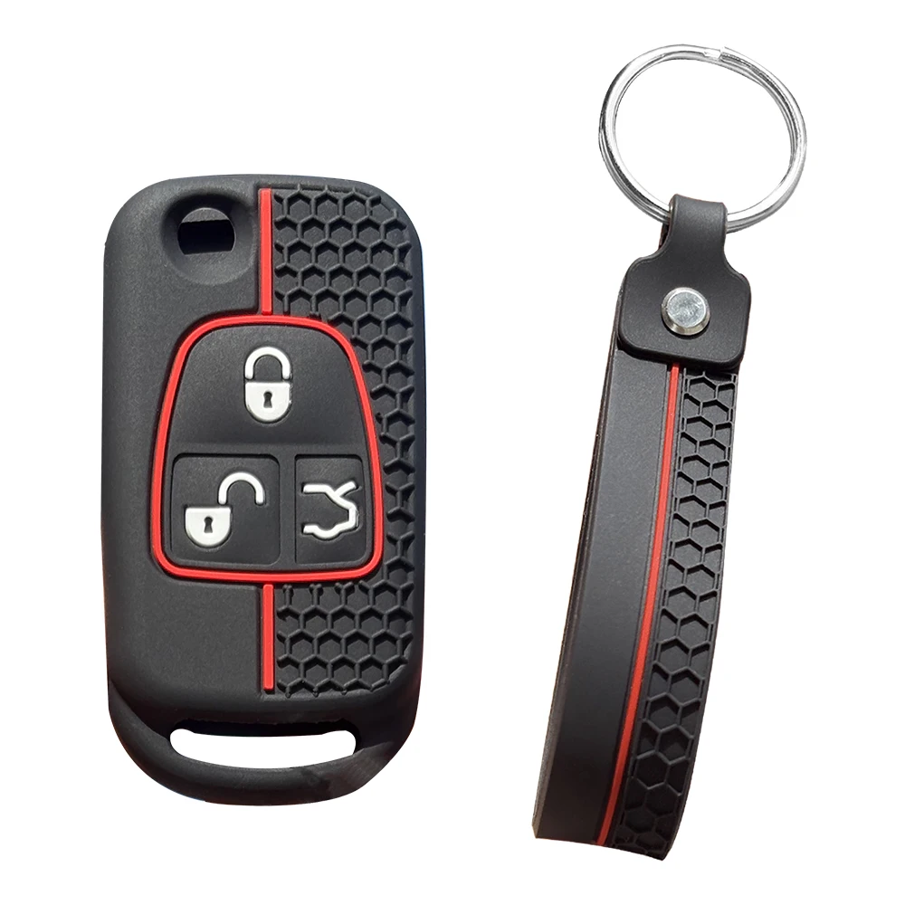 Car Key Cover Holder For Mercedes Benz Ml 163 W163 SEL C CL ML SL SL ML55 AMG S500 SL500 W168 W124 Flip Key 3Button Key Case