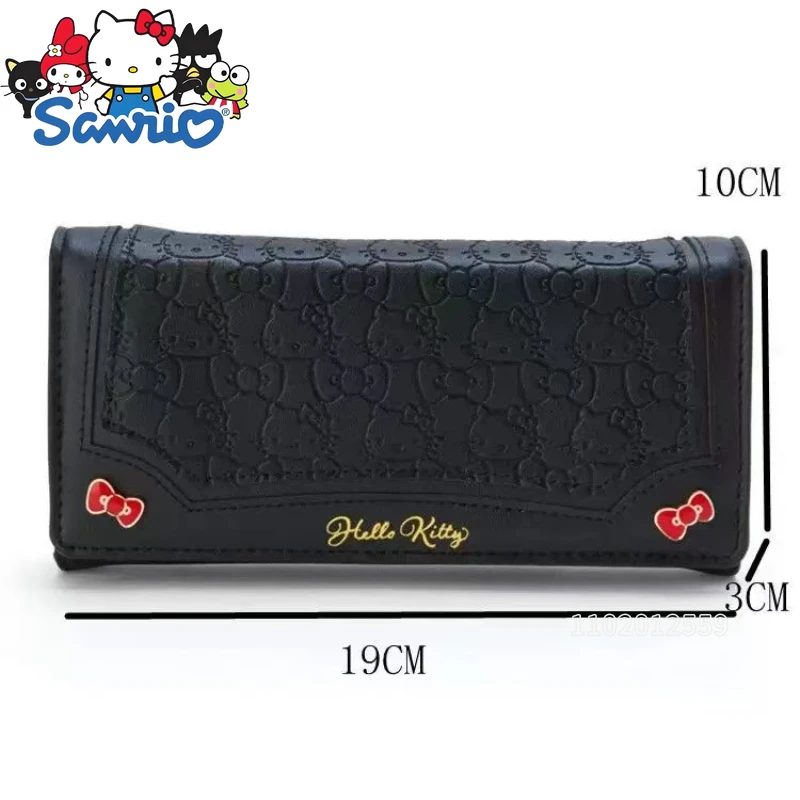  Hello Kitty New Fashion Wallet Cartoon Women's Wallet Large Capacity Multi-card Slot Long Women's Wallet Luxury Brand