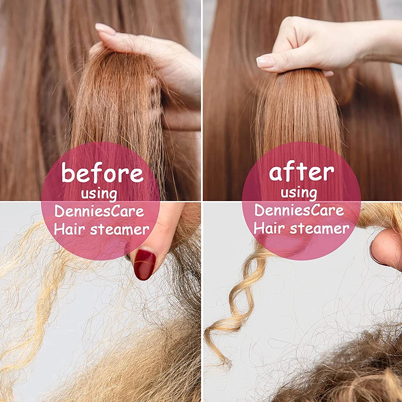 2 في 1 مجفف الشعر جهاز البخار للوجه صالون الشعر الأوزون البخار ايون البخاخ الجلد آلة العناية بالجمال للمنزل صالون الجمال