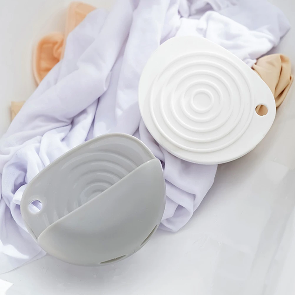 

5pcs Mini Washboard Soap Holder White H held Child Shower Box Draining Case Portable Container Bathroom Travel Use Laundry