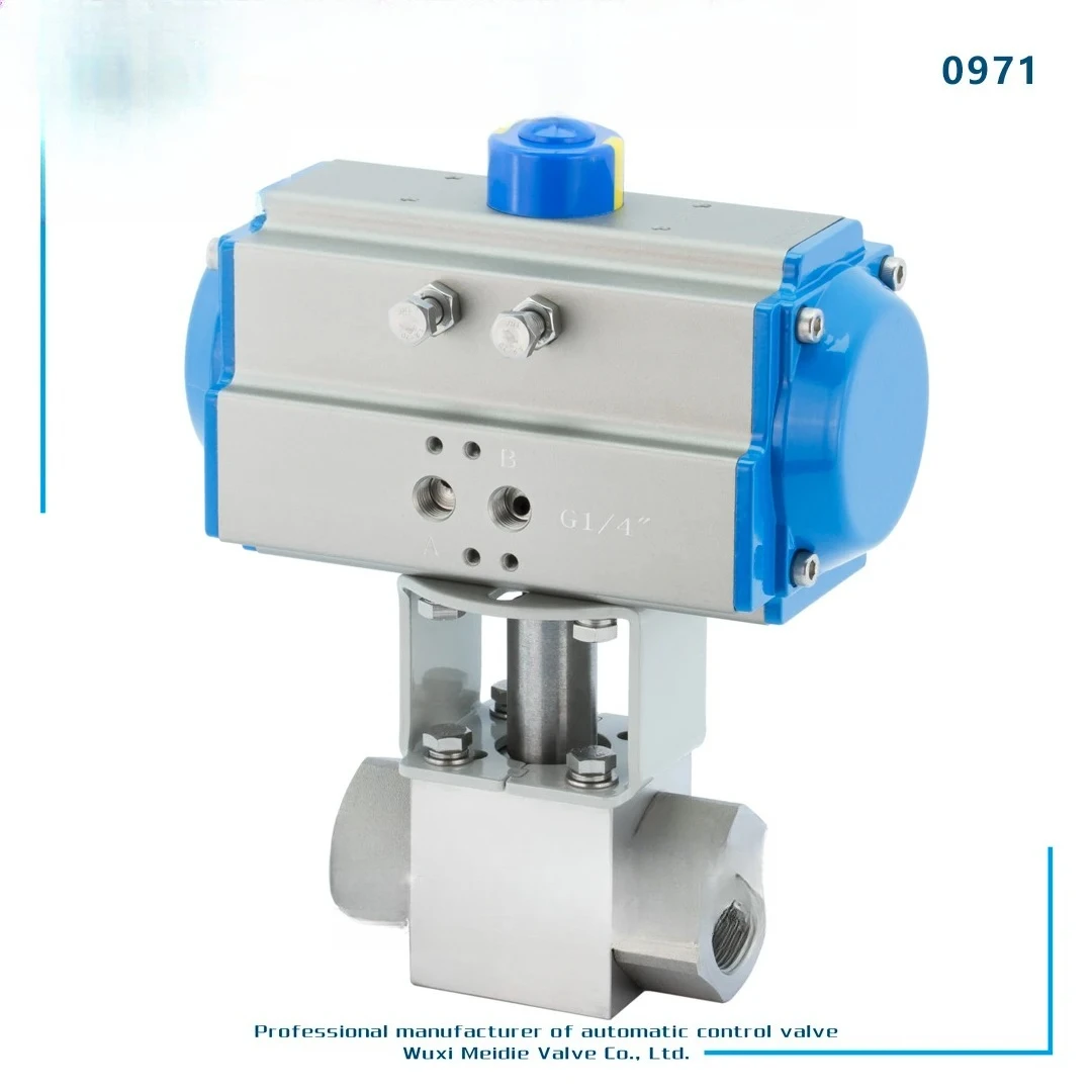 

Pneumatic high pressure ball valve stainless steel welded ball valve (with pneumatic actuator)