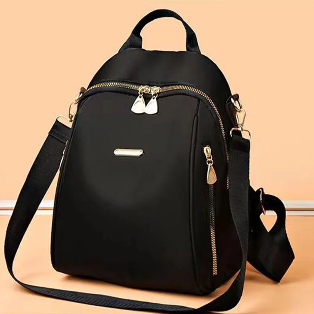 Women Shoulder Bag Comfortable To Wear Waterproof Nylon Spacious Gift Fashion Women Backpack