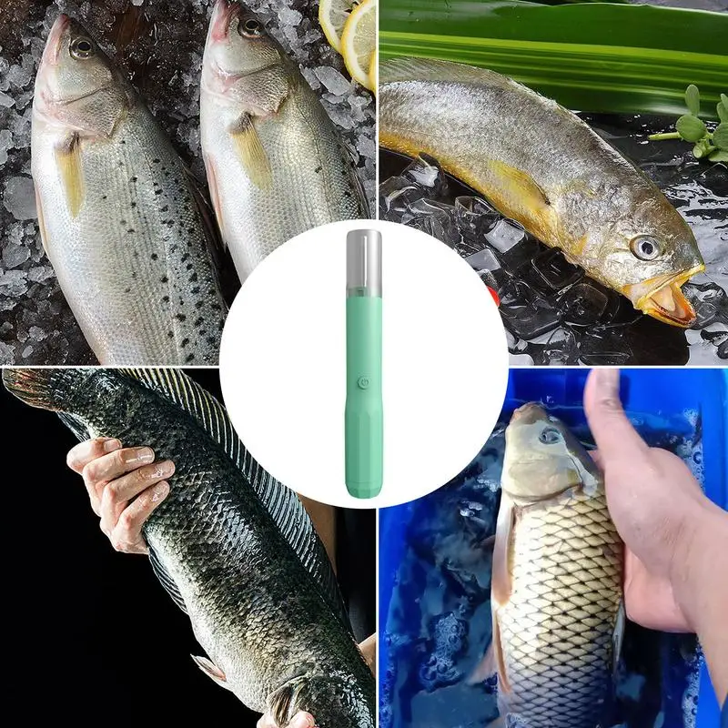 Electric Fish Scaler 1500mAh Fish Scaler Remover Fast Cleaning No Mess Scraper Fish Skin Cordless Sea Food accessories