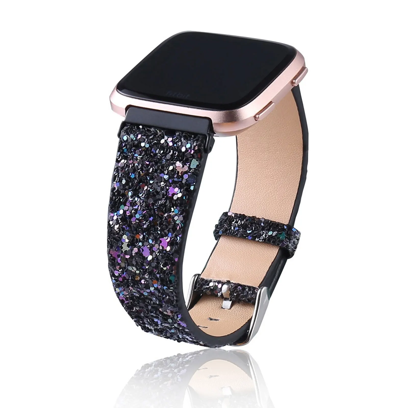 

Glitter Watchband For Se 2 Replacement Wristband Pu Watch Strap Delicate Bracelet Smart Accessory Gift