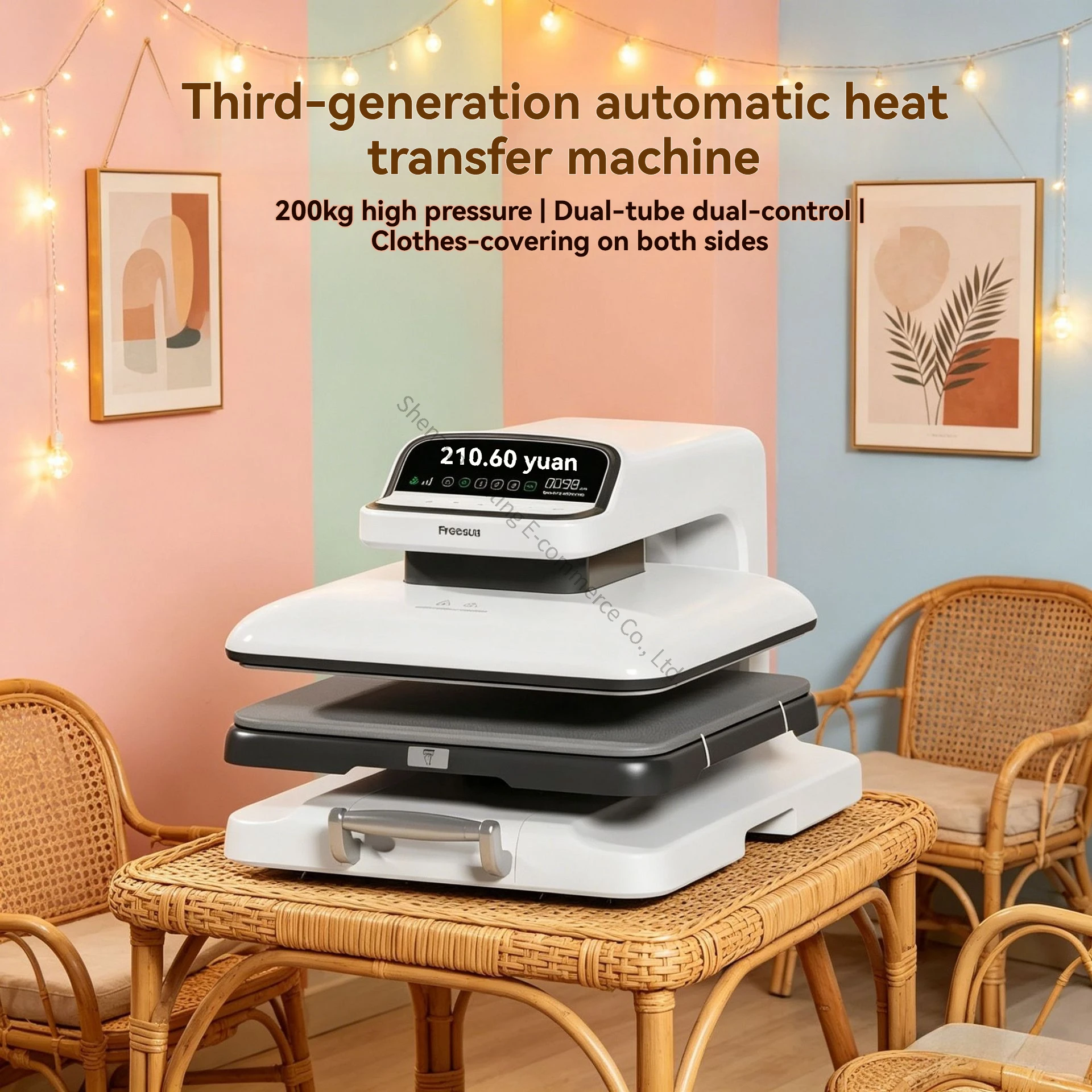 Automatic Hot Stamping Machine High-pressure Flat Plate Hot Stamping Machine Sublimation Equipment T-shirt Printing Clothing