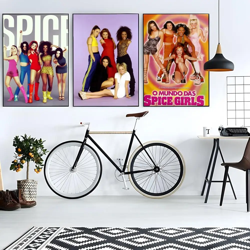 S-Spice Girls band Poster retro art restaurant bar decoration