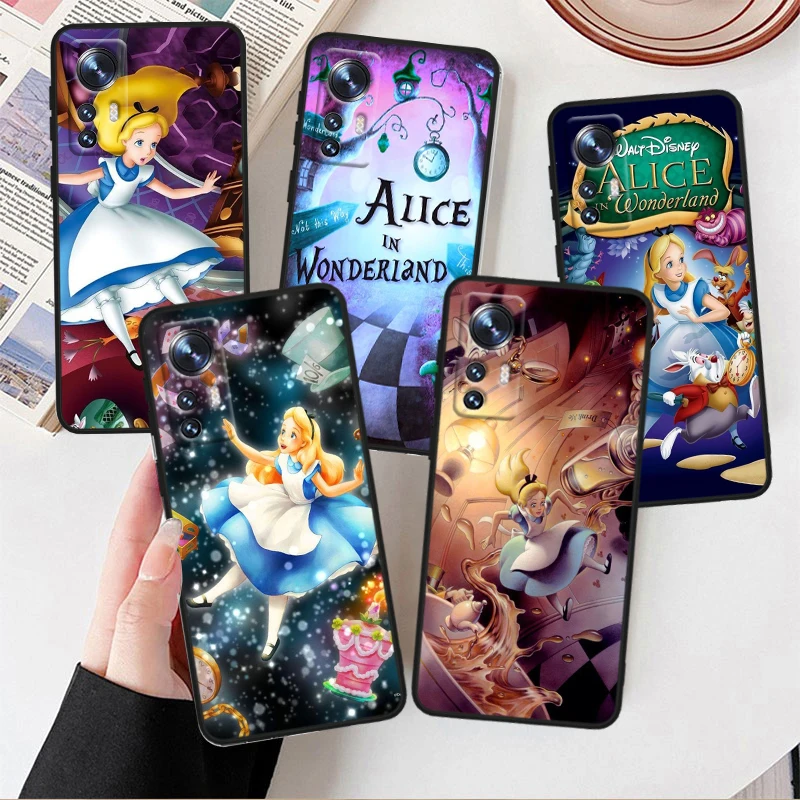 Alice In Wonderland Cool For Xiaomi Mi Note 10T 10S 10 9T 9 SE 8 CC9E A3 5G Lite Pro Soft Silicone Black Phone Case