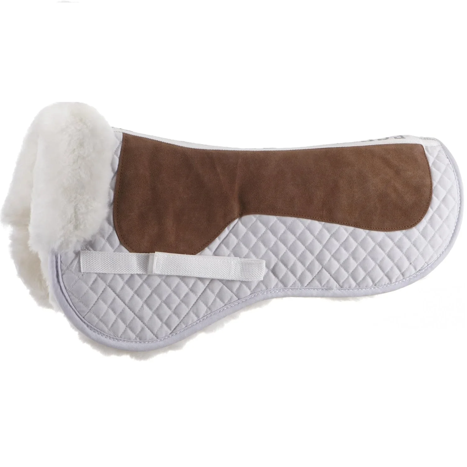 Cotton Velvet Satin Mixed Material Matching Horse Saddle Pad Set