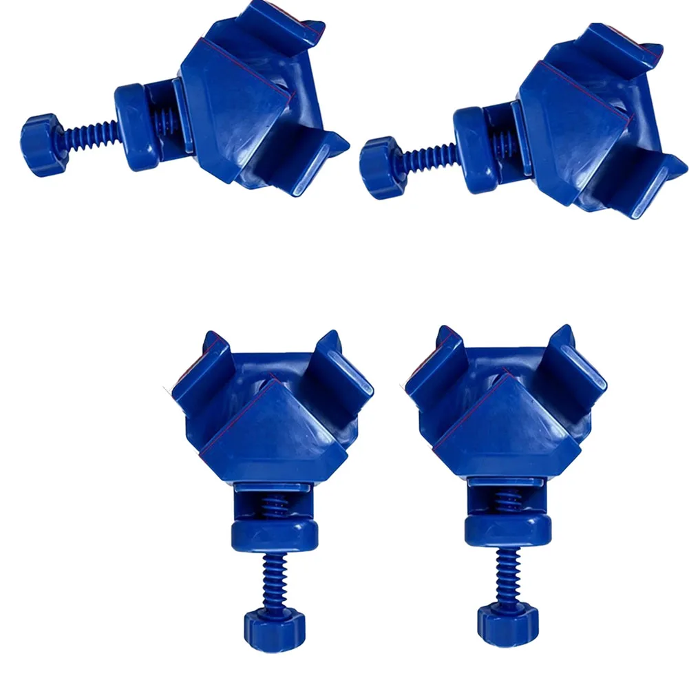 Adjustable 90 Degree Right Angle Clamp for Woodworking Featuring PA6 Plastic Body and Reliable Fastening Performance