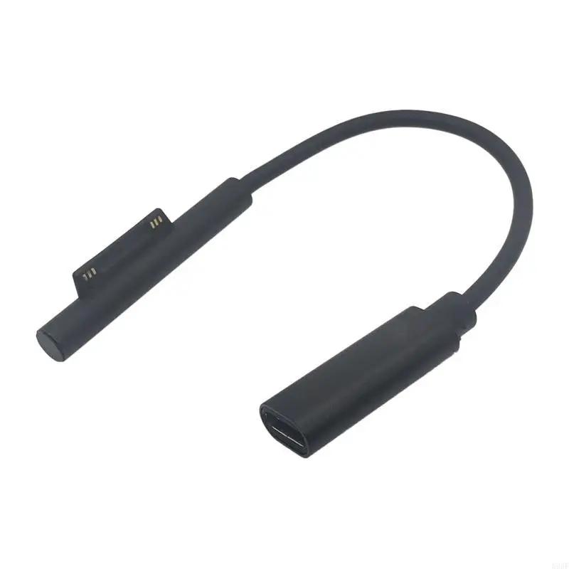 Kabel konektor 896f untuk Mikro Soft Surface 7/6/5/4/3 Kabel Pengisian Laptop Jenis C USB 3.1 Adaptor Daya PD 15cm