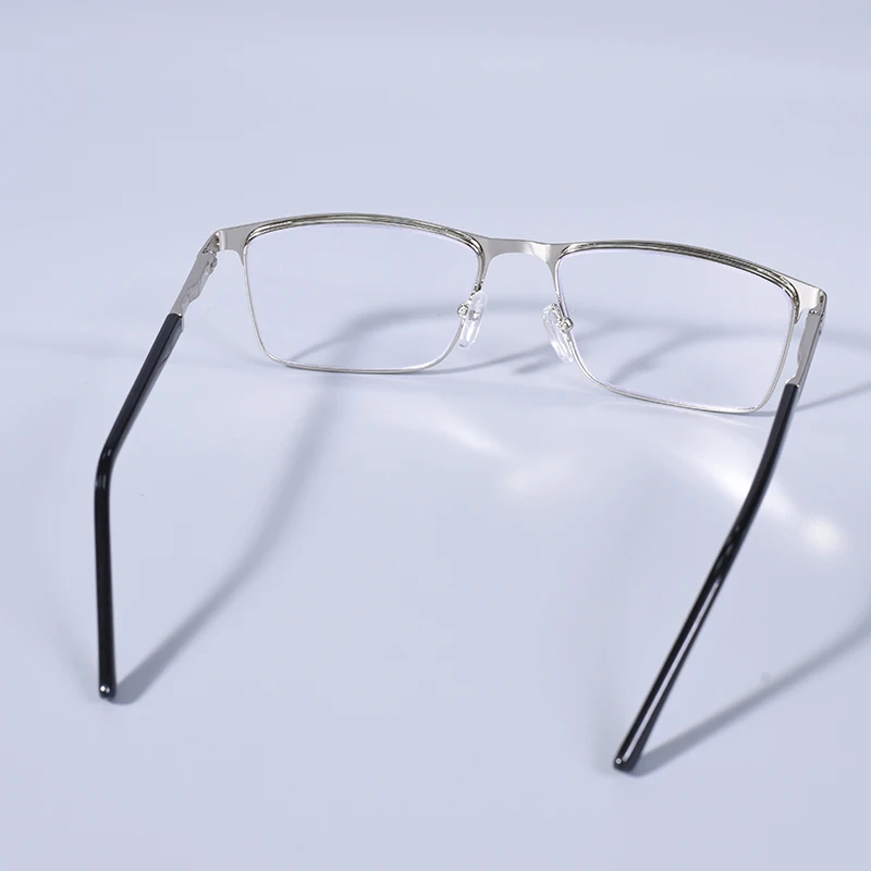 Männer Blau licht blockieren Lesebrille für Männer Metall Rahmen Magazin Leser Übergroßen Frühling Scharnier Rahmen Doppel Farbe + 125 + 175 + 22 – Detail 16
