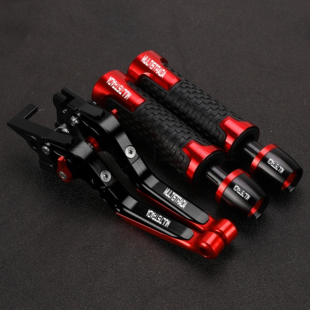 

For DUCATI MULTISTRADA 1200 1200S 1200GT 2010-2018 Adjustable Brake Clutch Lever Handlebar Handle Bar Grips MULTISTRADA1200