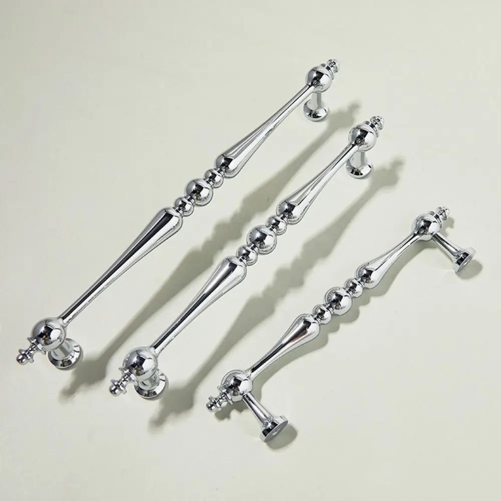 Brass Cabinet Door Handle Antique Finish French Style Kitchen Cupboard Pull High-End Design Furniture Drawer Knobs Wardrobe Use