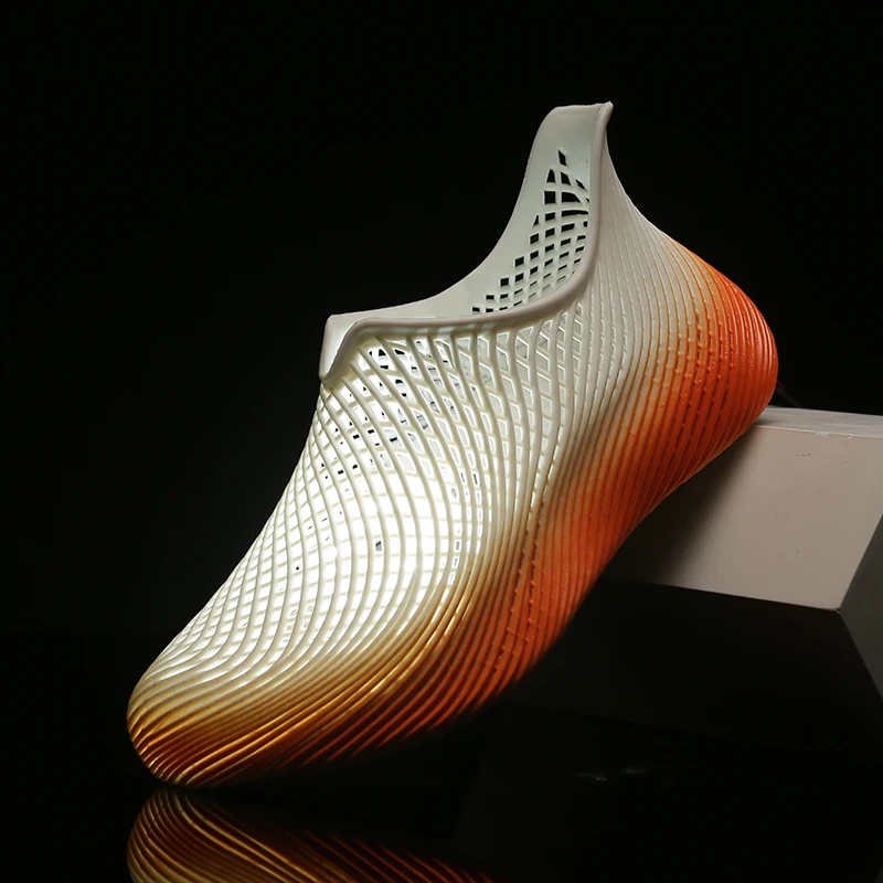 [Schlicht & Hochwertig] Herren Sommer Neue Mesh-Lochschuhe, 3D-Strukturiert, Rutschfest, Atmungsaktiv für Outdoor, Strand und Bachspaziergänge – Detail 10