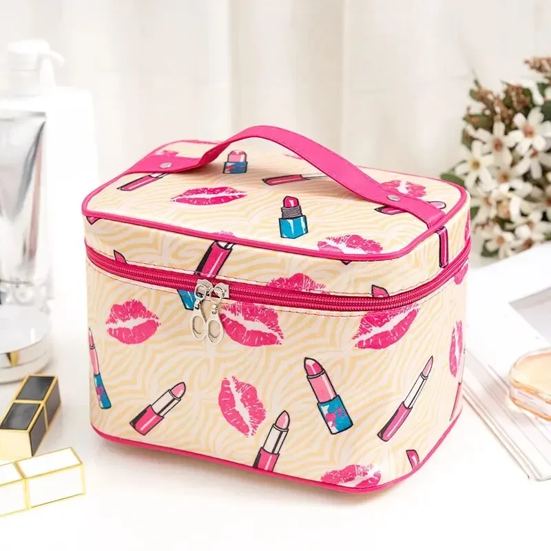 Portable Travel Wash Bag Female Transparent Waterproof Makeup Storage Pouch Large Capacity Cosmetic Organizer Beauty