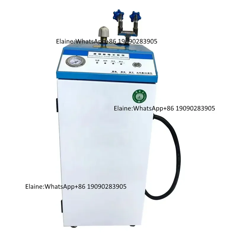 QK-17 Garment Cleaning Equipment 6kw Turbo Pump Steam Boiler with Iron and Steam Pipe
