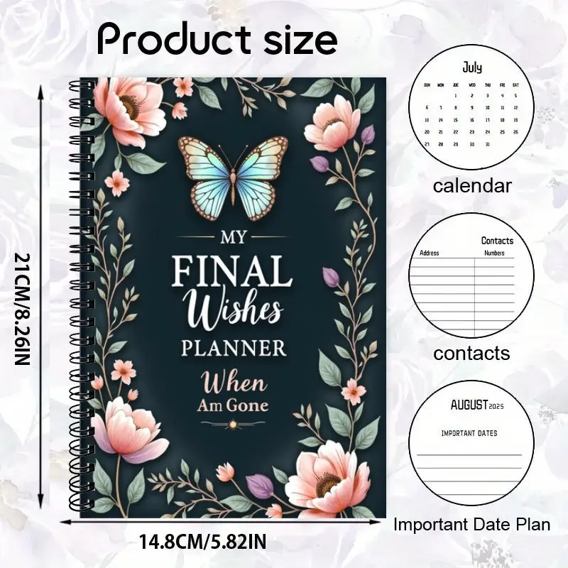 End-of-life Planning Handleiding Gids, De laatste wens, zorgen voor alle informatie van uw dierbaren die u moet weten na uw doorstaan