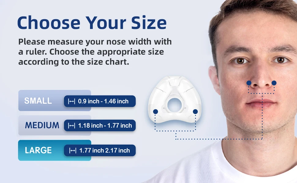 N20 Nasenkissen - ResMed AirFit N20 Kissen - Nasales CPAP-Maskenkissen Ersatzteil - Weiches Silikon - CPAP-Zubehör – Detail 3