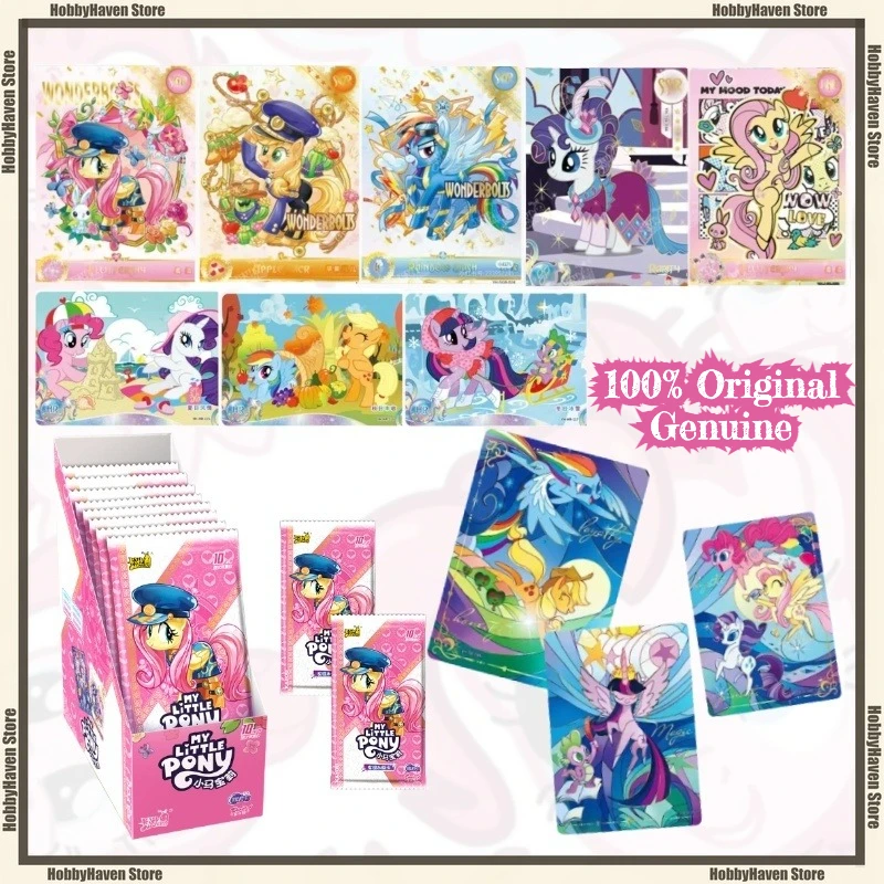 

В наличии Card Tour My Little Pony Вечная карта дружбы Moon Bag Часть 4, официальная коллекция периферийных карт, подарок