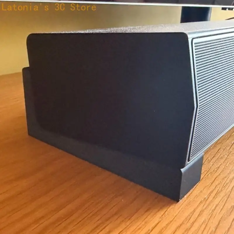 Kunststoff-Desktop-Lautsprecher-Halterungspaar mit Frontlippe für den Schreibtischgebrauch X3UB – Detail 10