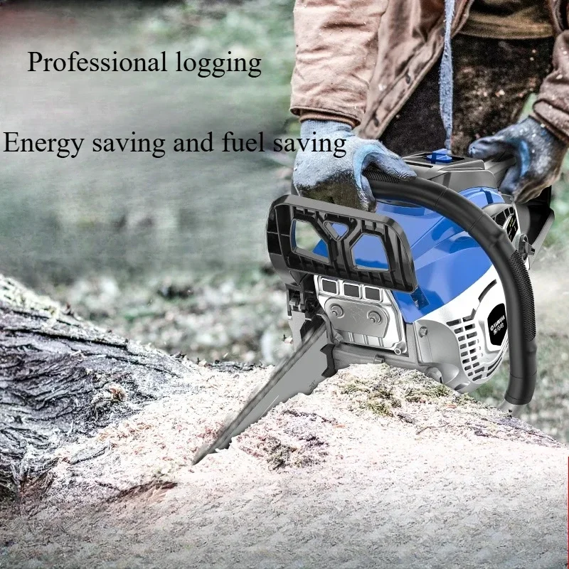 yyhc FFour-stroke gasoline saw handheld high-power tree cutter electric chain saw small household logging saw