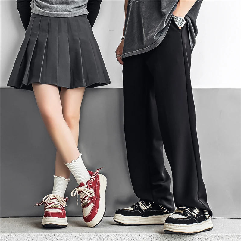 Summer new thick soled casual sports shoes for couples, denim height increasing versatile retro men's shoes