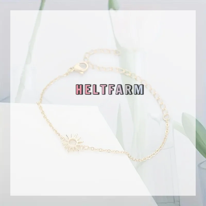 Hollow Bracelets For Women Stainless Steel Hand Chain Bracelet Jewelry Accessories Valentines,Mom,Mother,Mother's Day,Gift Sun