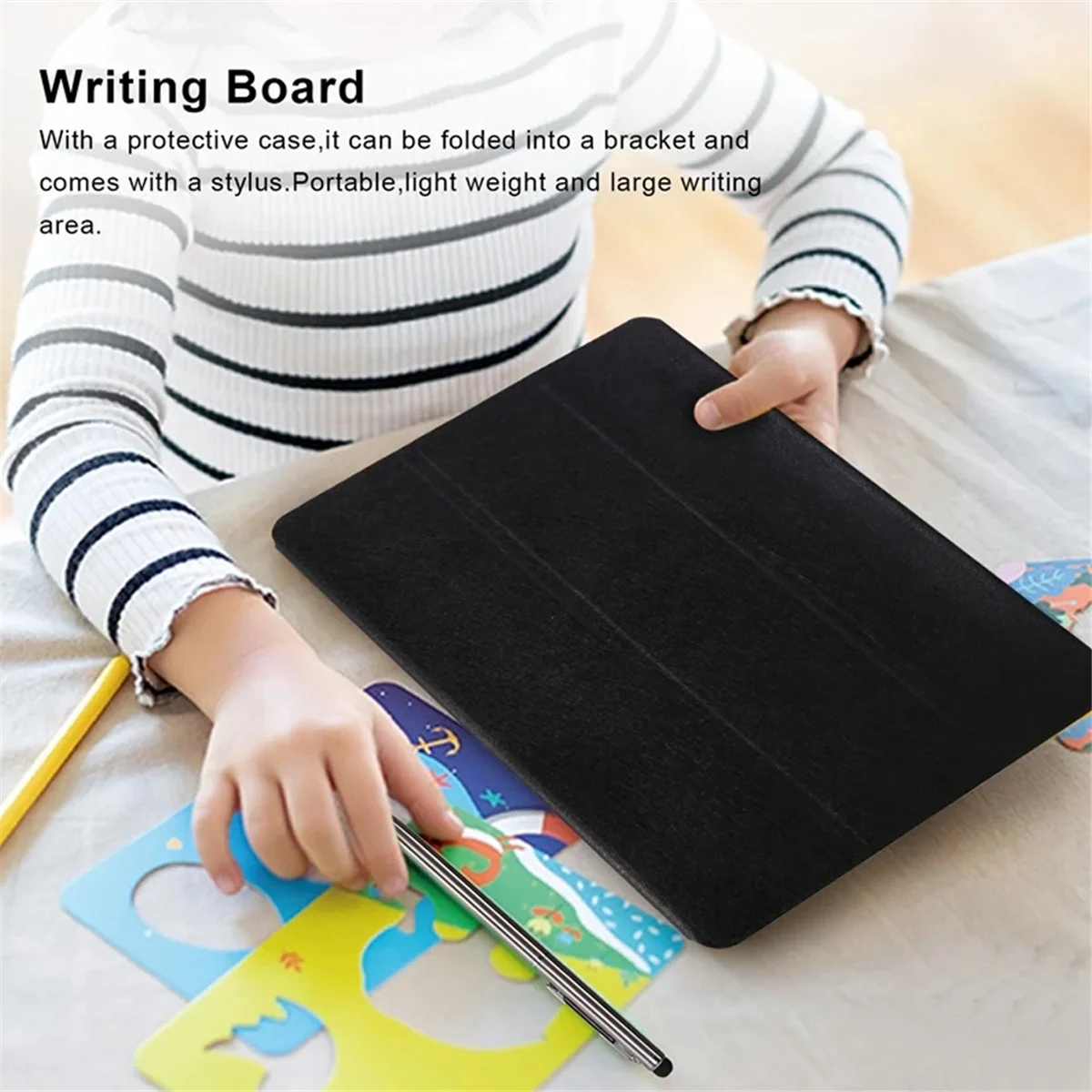 10 Inch Smart Business Writing Board with Protective Case Lcd Drawing Tablet Children's Hand-Painted Board for Students