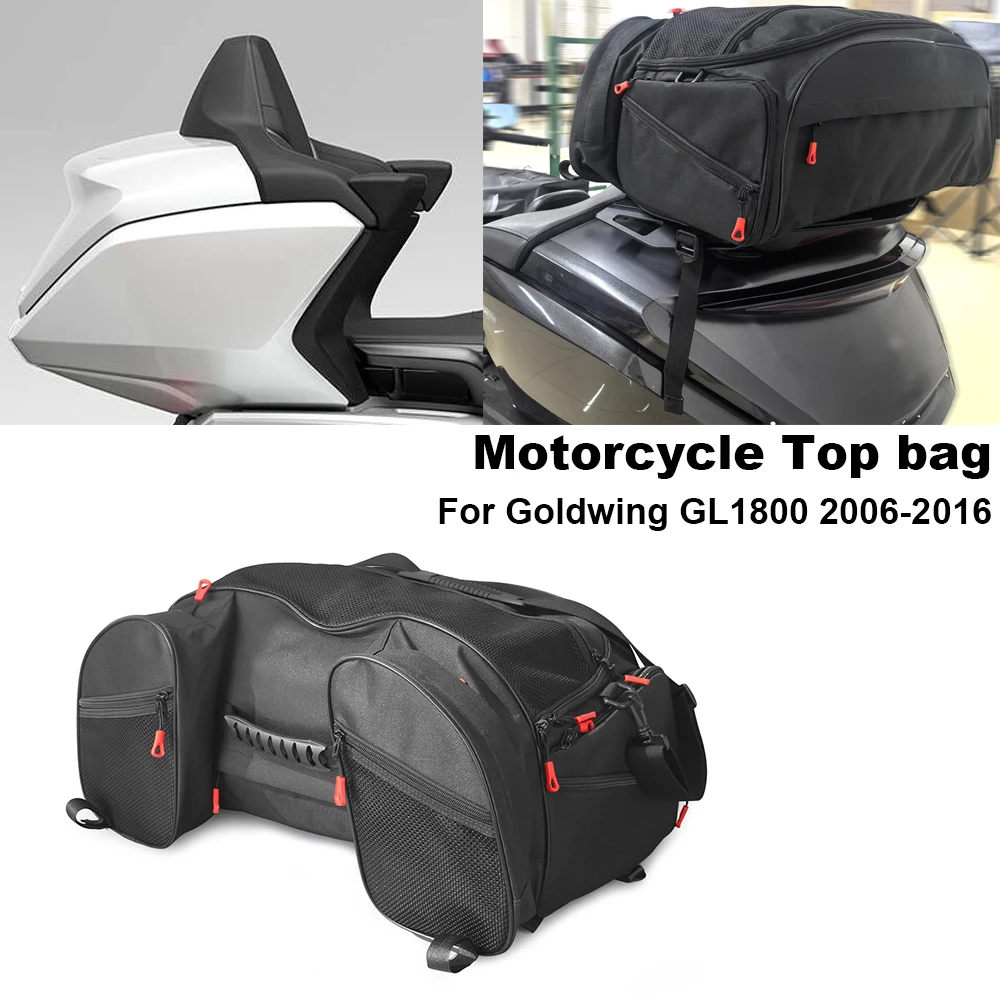 

Новый задний хвостовой ящик для мотоцикла, верхняя сумка, чемодан, седельная сумка, сумка для хранения для Honda Goldwing GL1800 GL1800 2006-2016