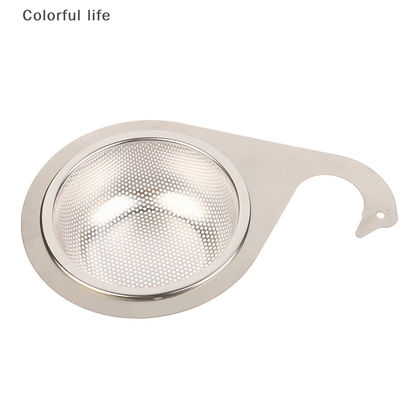 1 قطعة الفولاذ المقاوم للصدأ سوان استنزاف سلة مصفاة حوض المطبخ بالوعة استنزاف تصفية معلقة سلة المرشح ل بالوعة لوازم المطبخ #3
