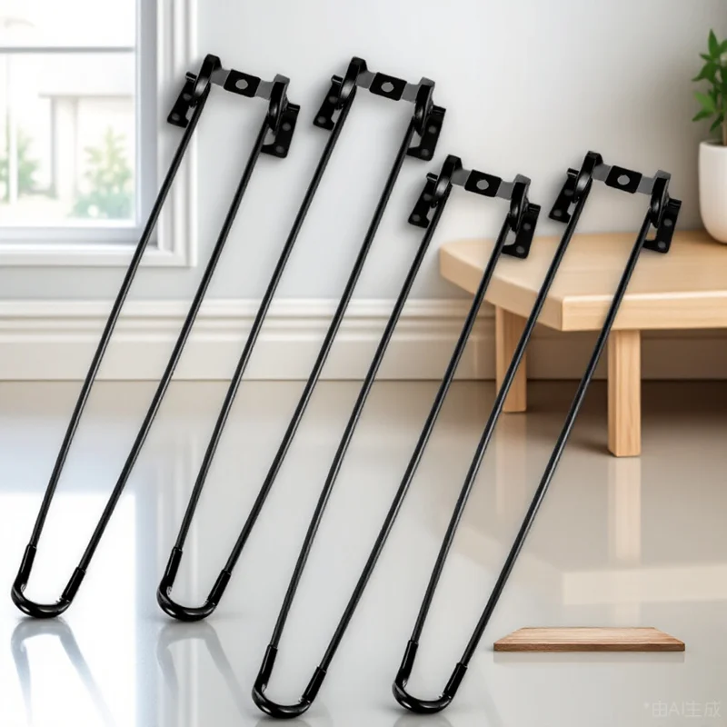 4 stuks verstelbare metalen tafelpoten opvouwbare meubelsteunen voor eetbureau computer tafel koffiebank vervangende voeten standaards