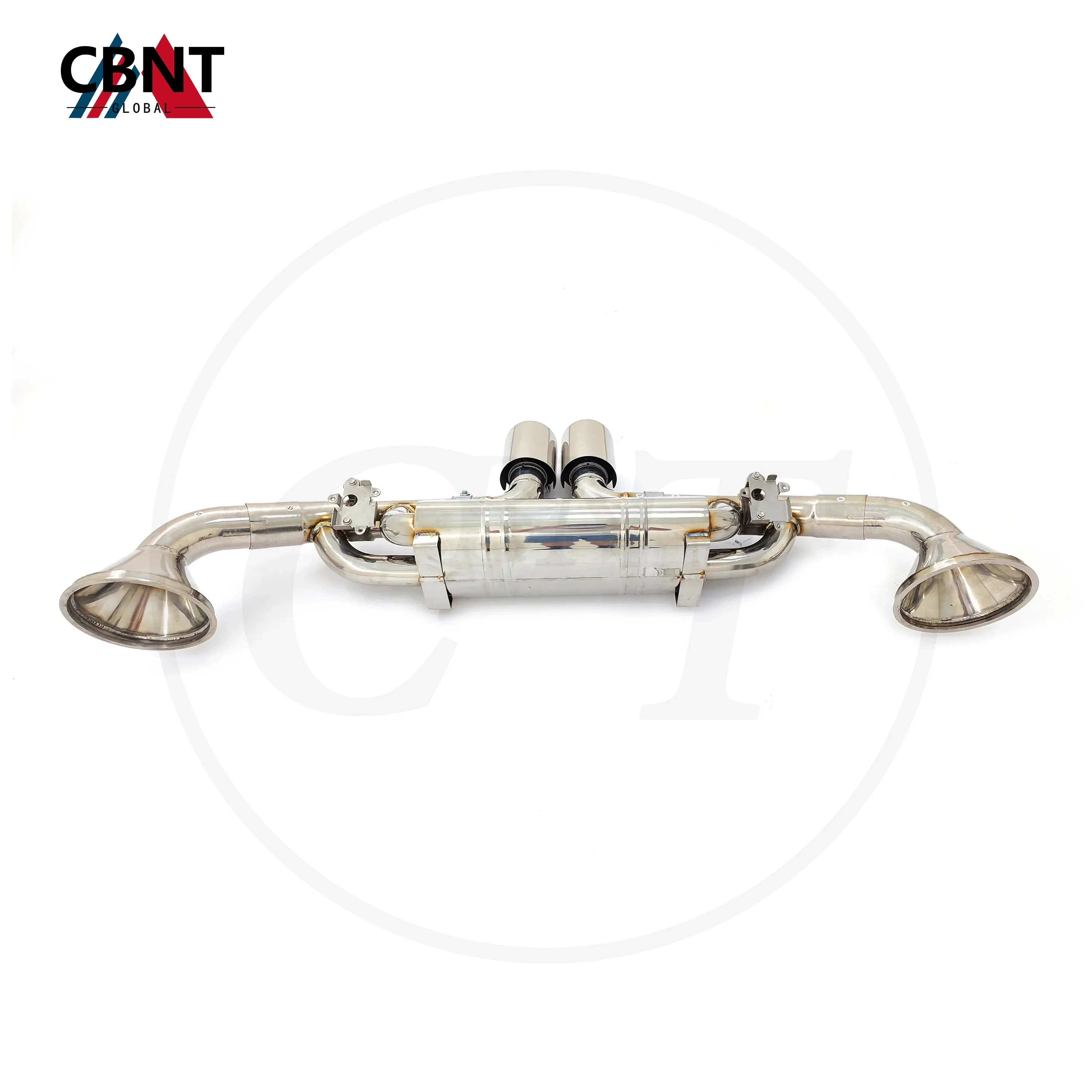 Tubo di scarico CBNT per Porsche 992 GT3 Valved Axle-back Sistema di scarico ad alte prestazioni SS304 di alta qualità con marmitta valvola