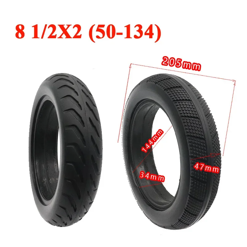 High Quality 8.5 Inch  8 1/2X2 (50-134) Solid Tyre for Baby Carriage Wheelbarrow Electric Scooter Tyre