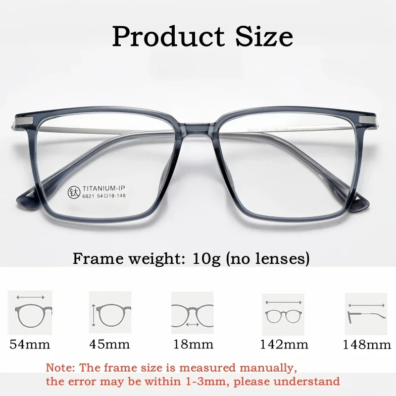 KJDCHD Fashion Optical Prescription Myopia Glasses Men Hyperopia Progressive Recipe Formula Anti-reflective Glasses Women 682