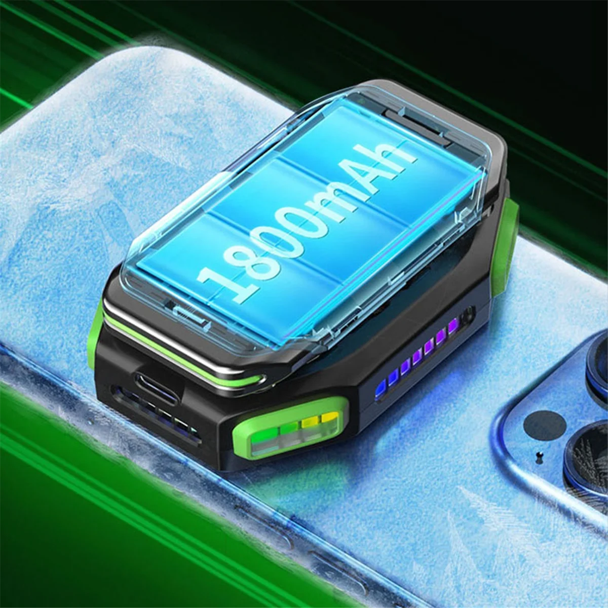 Hot! Mobile Phone Magnetic Semiconductor Coolng Fan Radiator with 7 Gears Adjustable Game Cooler for IOS Android Phone B