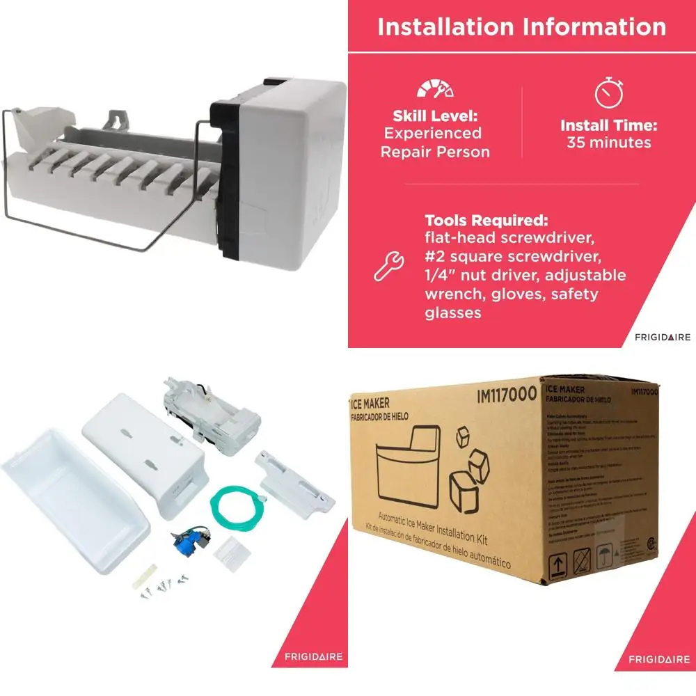 

Refrigerator Ice Maker Replaces For Kenmore 106.50022210 106.50022211 106.50023210 106.50023211 106.50029210 106.50029211 106.50