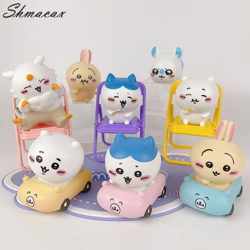 Chiikawa Figure Toy Kawaii Hachiware Usagi Dolls Ornaments Cartoon Cute Self-deprecating Bear Desk Decoration Fans Children Gift